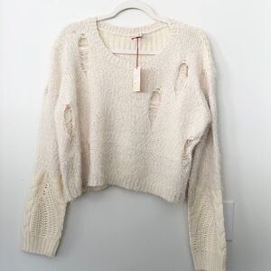 Anthropologie Raga Tethered cropped Sweater